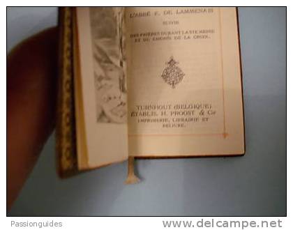 * L´IMITATION DE JESUS-CHRIST  Suivie DES PRIERES DURANT LA STE MESSE Et DU CHEMIN DE LA CROIX  1929  Bible - 1901-1940