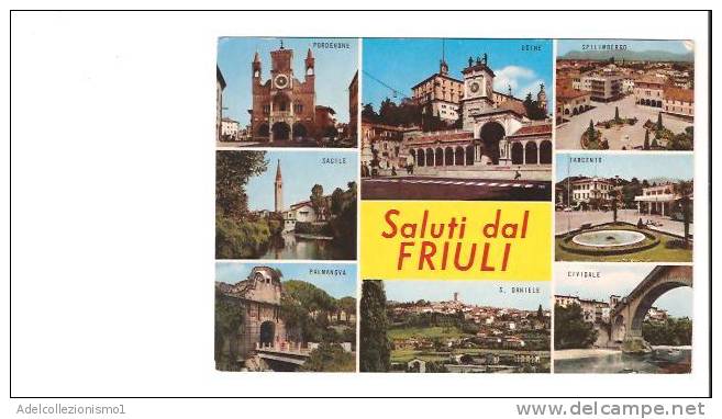 18118)cartolina Illustratoria  Località Del Friuli - Pordenone