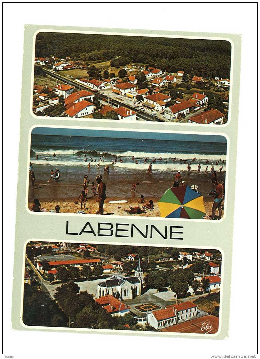 40 - Vues Sur LABENNE : Plage église école Mairie ... - Other & Unclassified