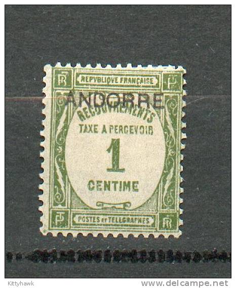 AND 68 - Taxe  * - Unused Stamps