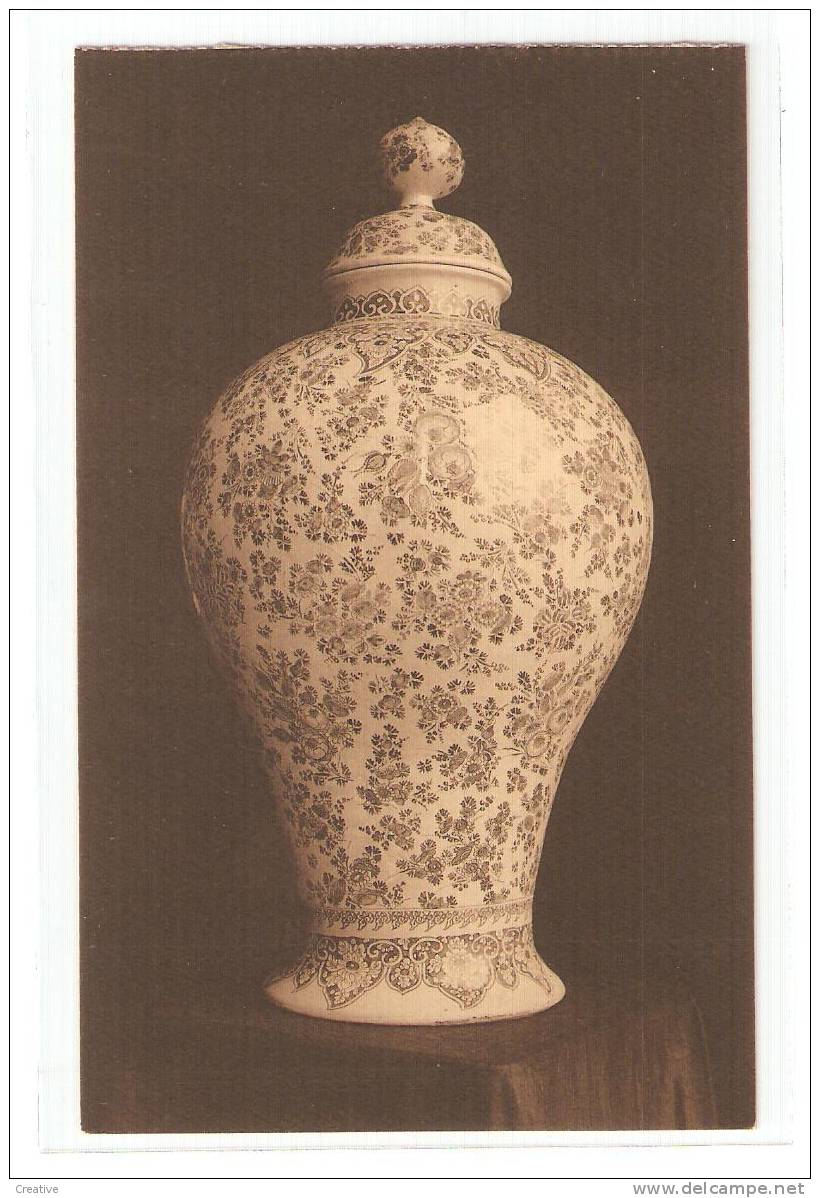 Vase En Faïence De Delft.Décor Camaïeu Bleu XVIIe XVIIIe S. - Antiquité