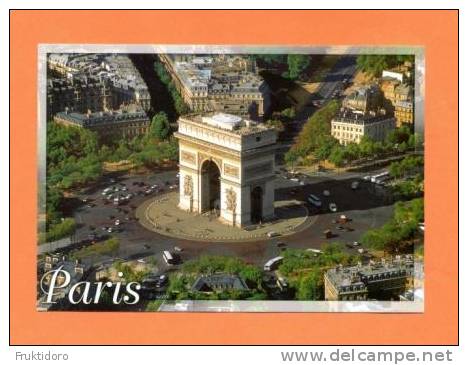 AKFR France Postcards Paris - Arc De Triomphe - Bridge Alexandre III - Louvre Museum - Collections & Lots