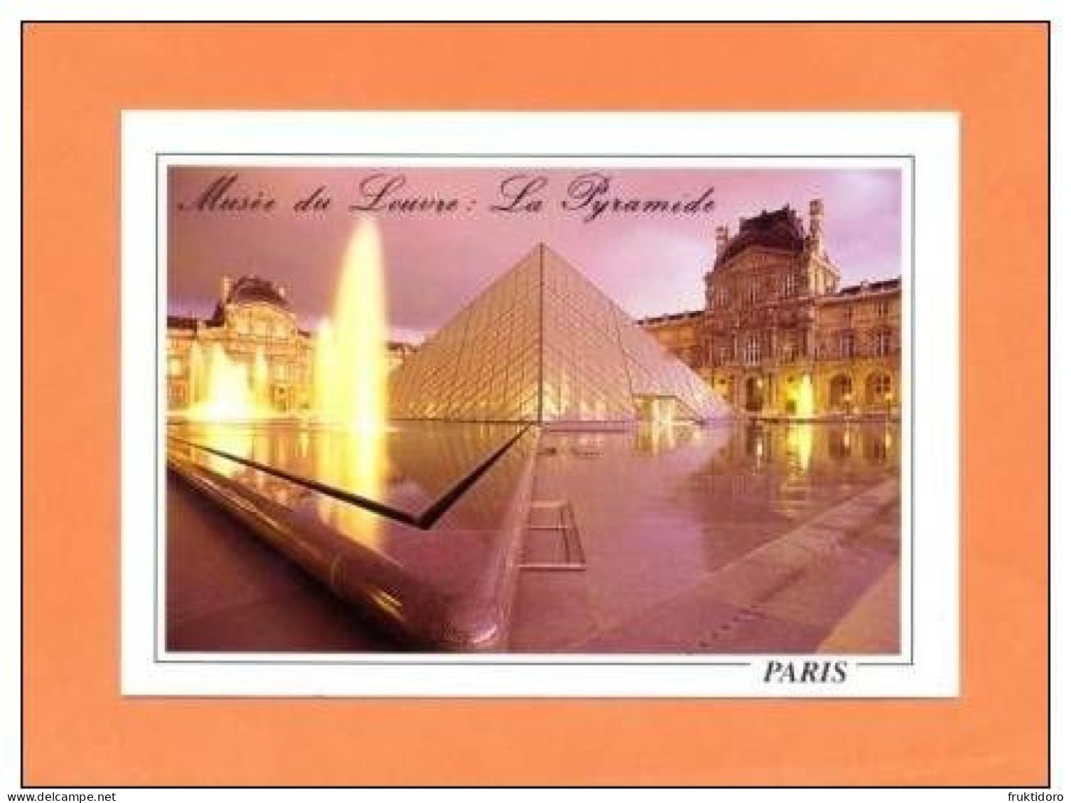 AKFR France Postcards Paris - Arc de Triomphe - Bridge Alexandre III - Louvre Museum