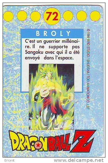 A - DRAGON BALL Z 72 BROLY BON ETAT - Dragonball Z