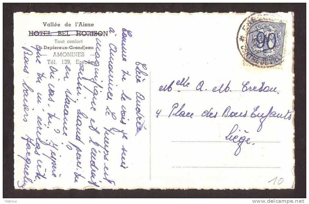 AMONINES - Valle De L'Aisne - Circulé - Circulated - Gelaufen - 1952. - Erezée