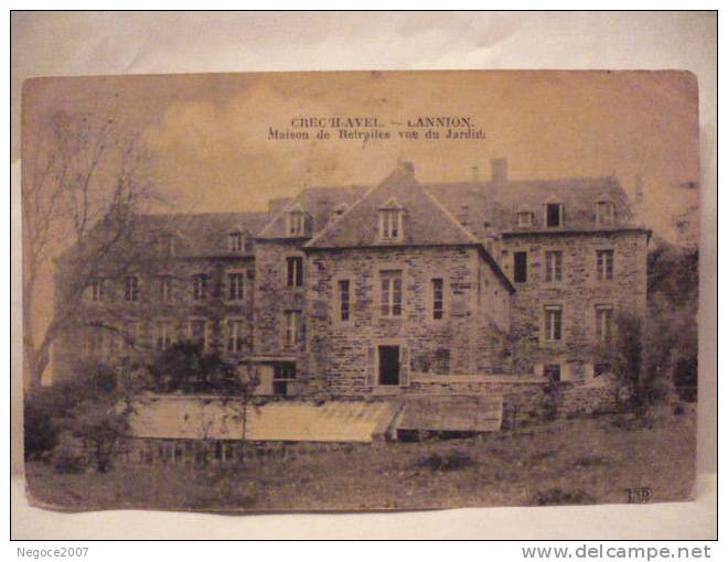 CREC´H-AVEL-LANNION~~89~~   La Maison De Retraites Vue Du Jardin - Lannion