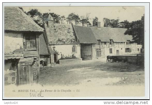 J 130 / CPA   MESNIL VAL  (76)   LA FERME DE LA CHAPELLE - Mesnil-Val