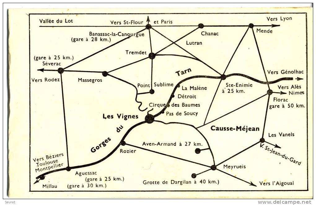 LES VIGNES   - L´Hôtel SOLANET . Carte Doubles à Usage Commercial. - Autres & Non Classés