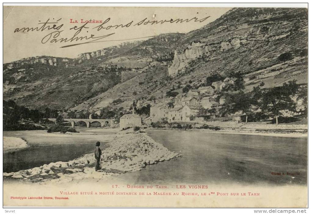 LES VIGNES - Village Situé à Moité Distance De La Malène Au Rozier. - Other & Unclassified