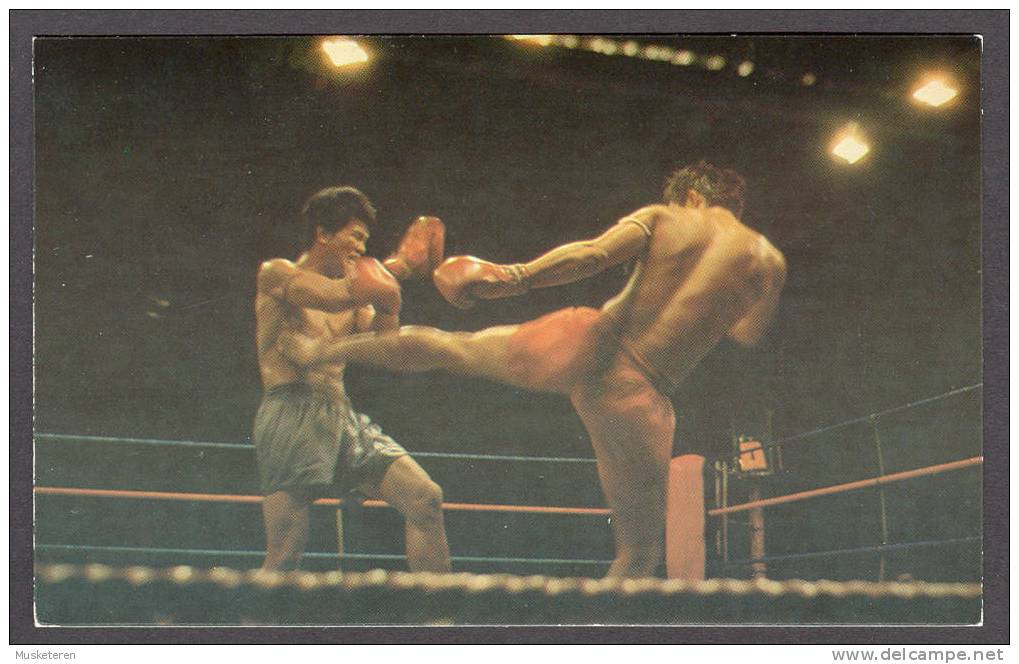 Thai Boxing Thailand's Boksen Boxe Tailandés La Boxe Thailandaise Il Pugilato Thailandaise Used In Denmark 1994 - Boxing