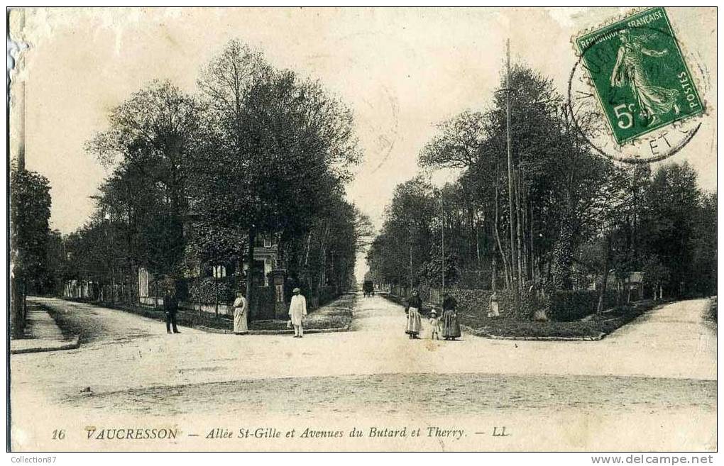 92 - HAUT SEINE - VAUCRESSON - ALLEE SAINT GILLE Et AVENUES Du BUTARD Et THERRY - Vaucresson