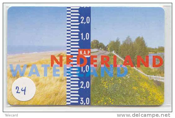 NEDERLAND Telebriefkaart Nummer 24 NEDERLAND WATERLAND - Privées