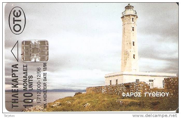 TARJETA DE UN FARO DE GRECIA (LIGHTHOUSE) - Faros