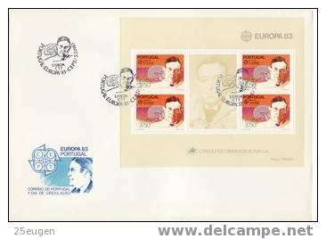 PORTUGAL EUROPA CEPT 1983 MS FDC - 1983