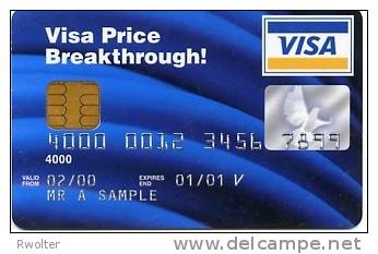 @+ Carte à Puce Sample VISA : ORGA - Vervallen Bankkaarten