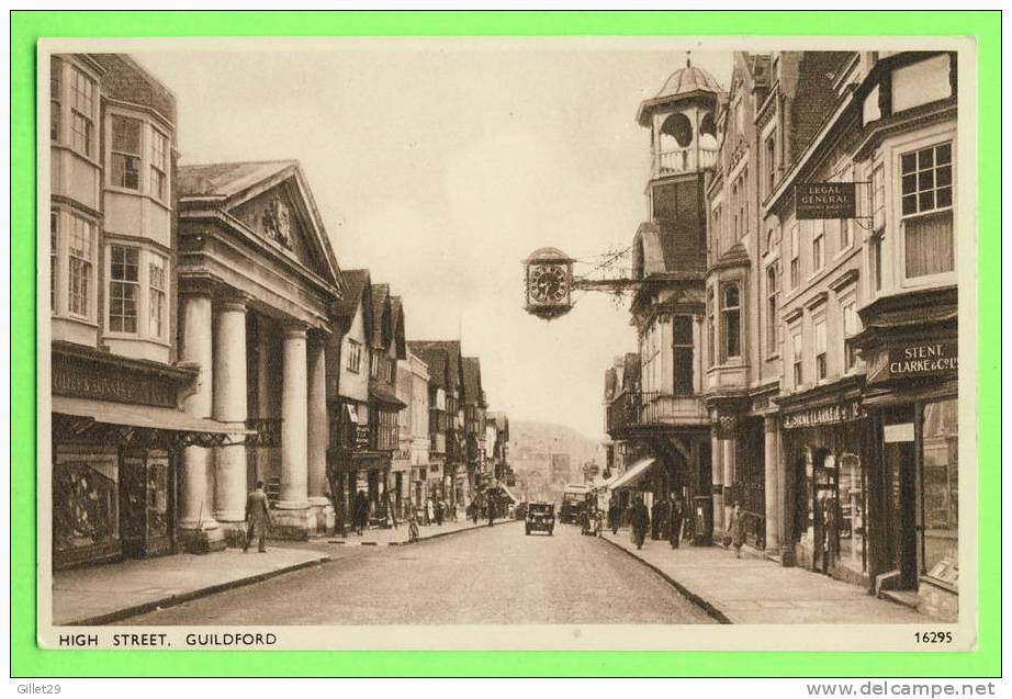 GUILDFORD, UK - HIGH STREET - ANIMATED - STENT CLARKE & CO LTD - J. SALMON LTD - - Surrey