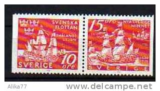 SUEDE       Neuf **       Y. Et T.  N° 546a  En Paire        Cote: 0.75 Euros - Unused Stamps