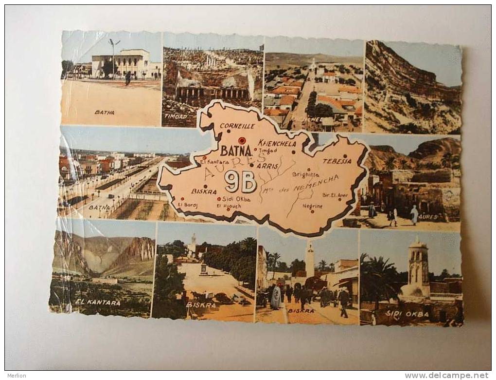 Algérie - Departament De BATNA - MAP -    Cca 1960´s   G  D45367 - Batna