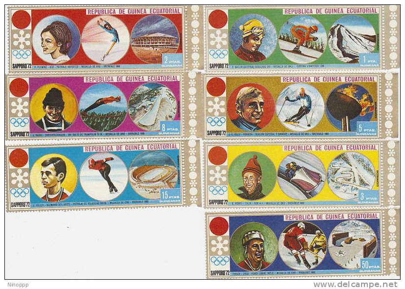 Equatorial Guinea-1972 Sapporo Olympics MNH - Equatorial Guinea