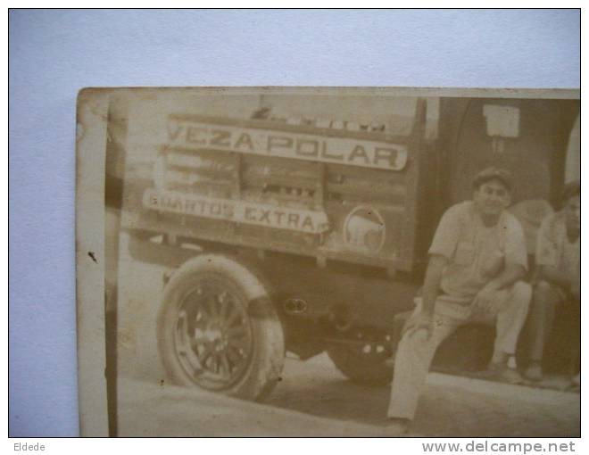 Real Photo Cuba Transportation Lorry With Polar Beer Cerveza Polar Biere Polar - Cuba