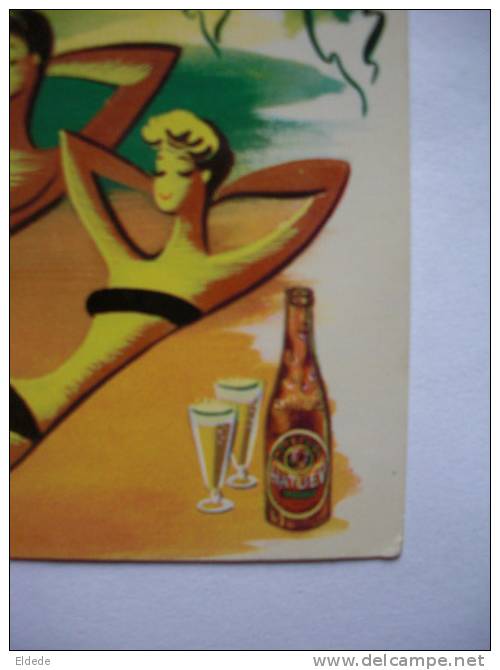 Advert Pub Beer Hatuey Bacardi About 1955 Pub Biere , Propaganda Cerveza - Cuba