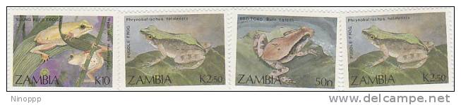 Zambia-Frogs  MNH - Zambia (1965-...)