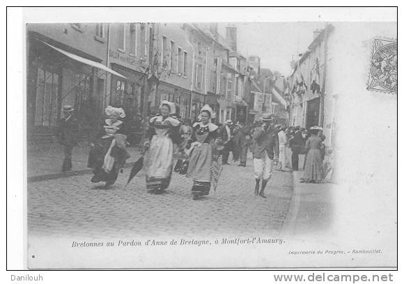 78 // Bretonnes Au Pardon D'Anne De Bretagne à MONTFORT L AMAURY, ANIMEE - Montfort L'Amaury