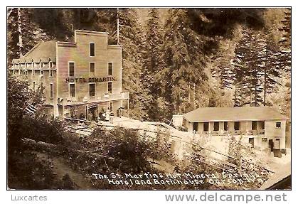 THE ST. MARTINS HOT MINERAL SPRINGS HOTEL AND BATHHOUSE CARSON. MN. - Other & Unclassified
