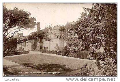 THE TERRACE . MADDON HALL. DERBYSHIRE. - Derbyshire