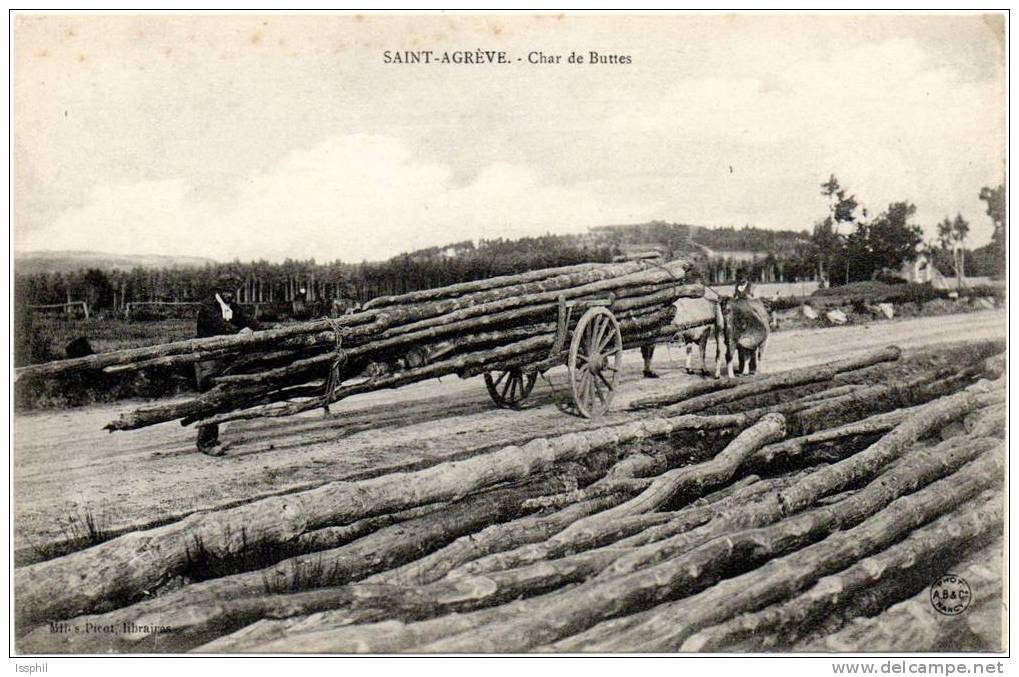 SAINT-AGREVE - Char De Buttes - Saint Agrève