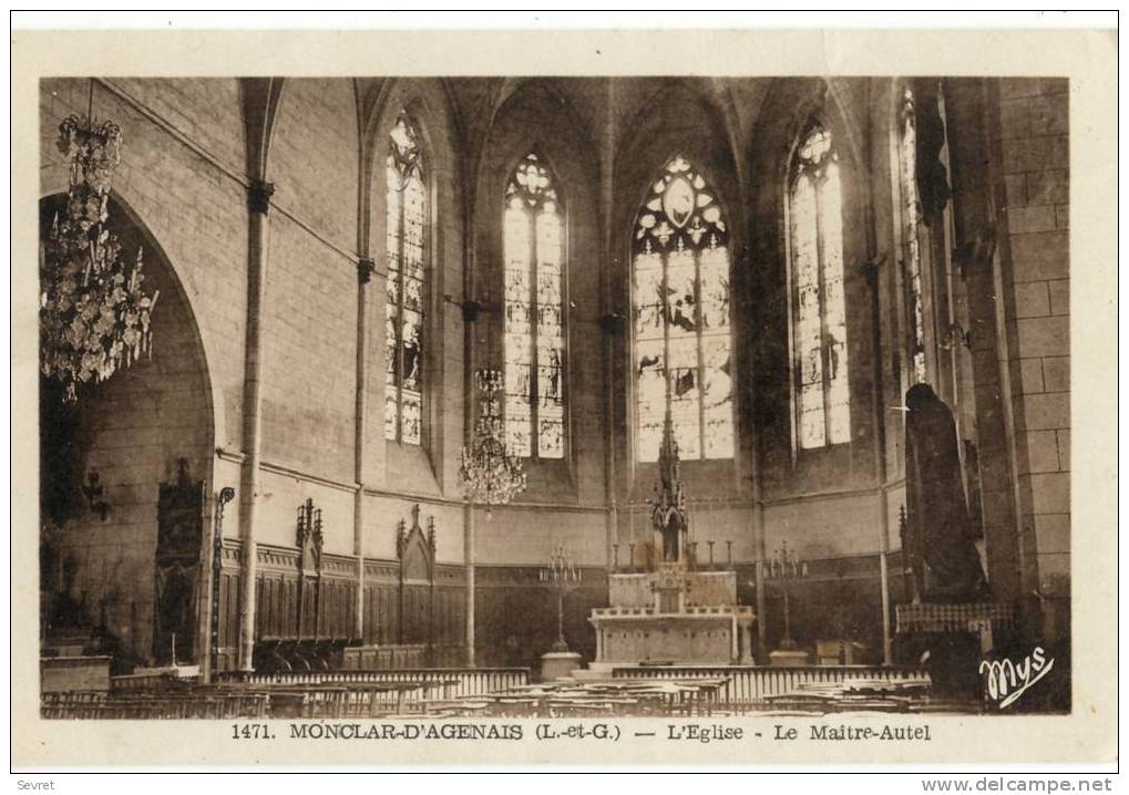 MONCLAR D'AGENAIS - L'Eglise - Maître Autel. - Andere & Zonder Classificatie