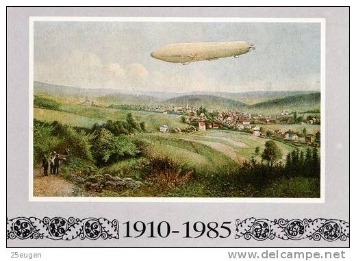 GERMANY  ZEPPELIN  POSTCARD - Zeppelins