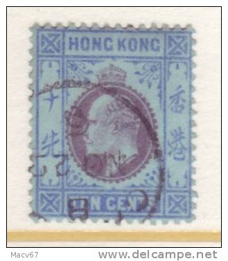 Hong Kong 76   (o)   Wmk 2 CA  1903 Issue - Used Stamps