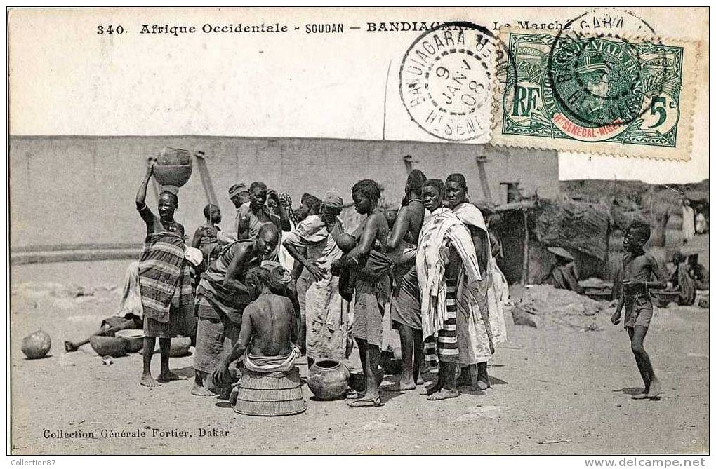 COLLECTION FORTIER N° 340 - AFRIQUE FRANCAISE - SOUDAN - BANDIAGARA - MARCHE - Sudan