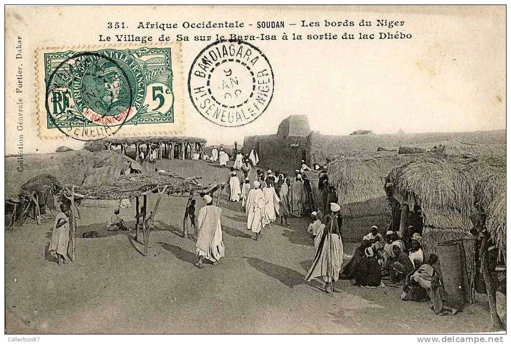 COLLECTION FORTIER N° 351 - AFRIQUE - SOUDAN - VILLAGE De SA Sur Le BARA ISA - Soedan