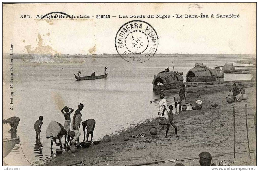 COLLECTION FORTIER N° 352  - AFRIQUE - SOUDAN - LE BARA ISA à SARAFERE - BAIGNADE ENFANT - Soudan