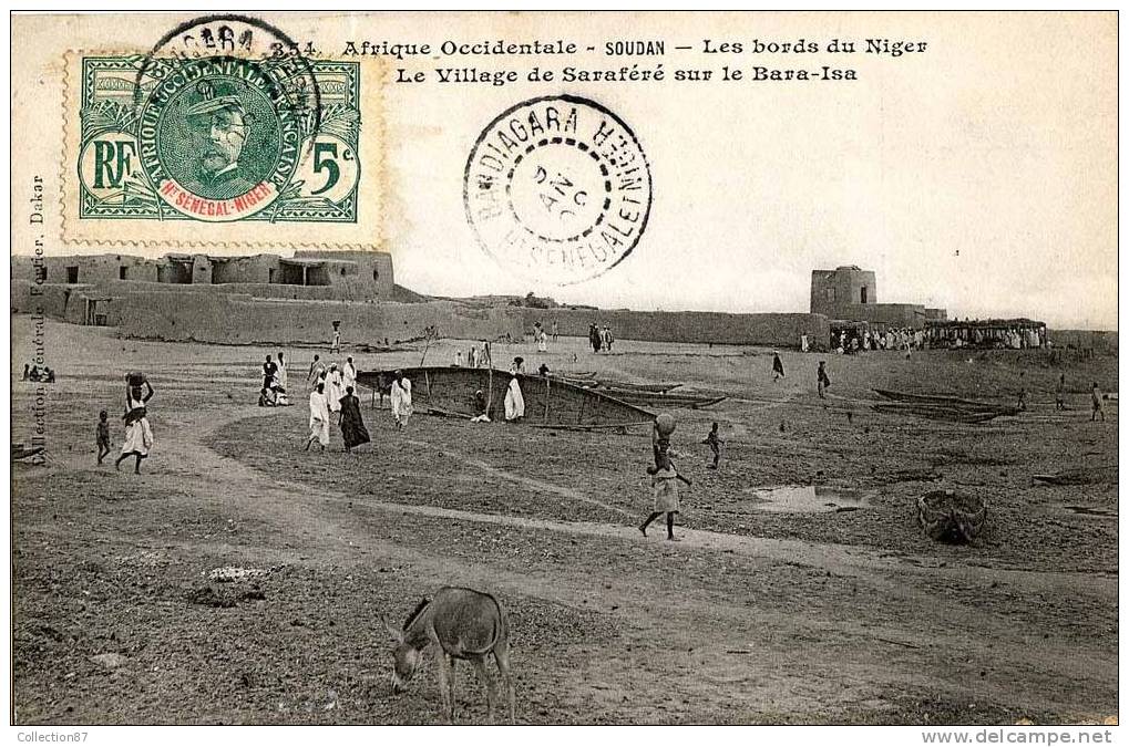 COLLECTION FORTIER N° 354  - AFRIQUE - SOUDAN - VILLAGE De SARAFERE Sur Le BARA ISA - Sudán