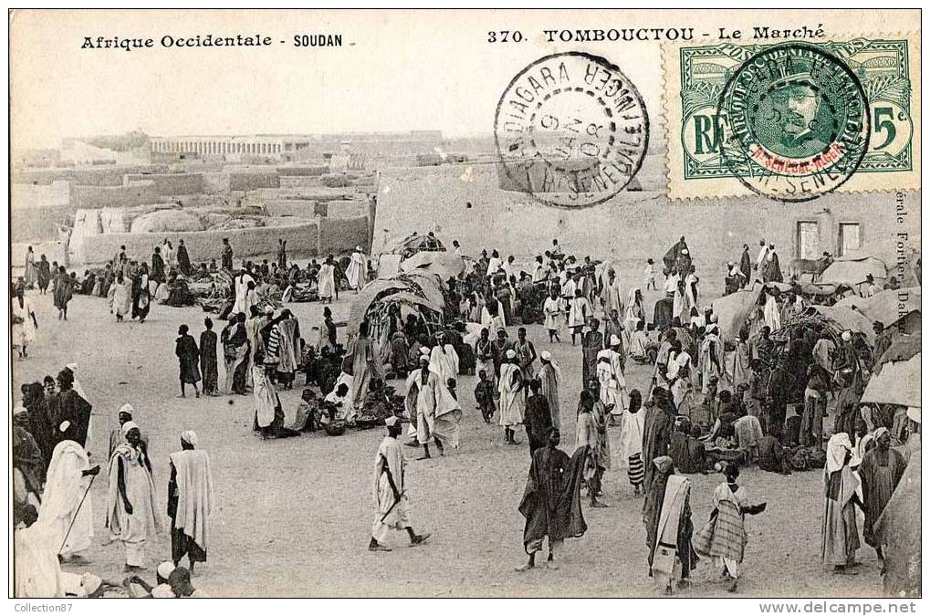 COLLECTION FORTIER N° 370 - AFRIQUE - SOUDAN - TOMBOUCTOU - MARCHE - Sudán