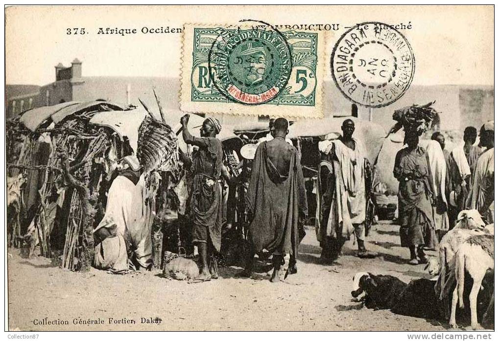 COLLECTION FORTIER N° 375 - AFRIQUE - SOUDAN - TOMBOUCTOU - MARCHE - Sudan