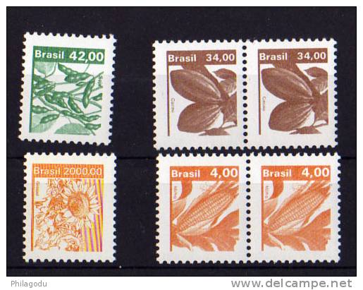 Brésil 1980-85,  Ressources économiques, ++ Cote 49,70** Sans Charnière ++  Postfrich ++  Mint N.H. - Unused Stamps