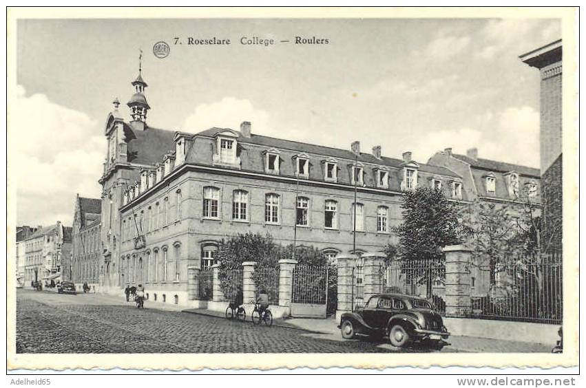 Roeselare, Roulers College Uitg. Vansteenkiste Leon, Meenensesteenweg Voiture Auto - Roeselare