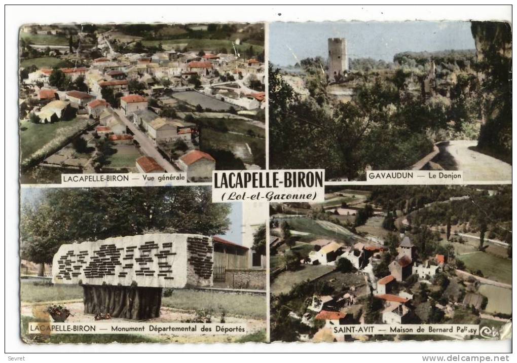 LACAPELLE- BIRON.   Vues Multiples  CPSM 9x14 - Other & Unclassified