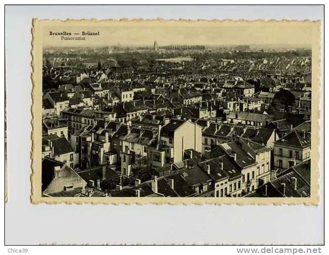 003480  -  Bruxelles  -  Panorama - Mehransichten, Panoramakarten