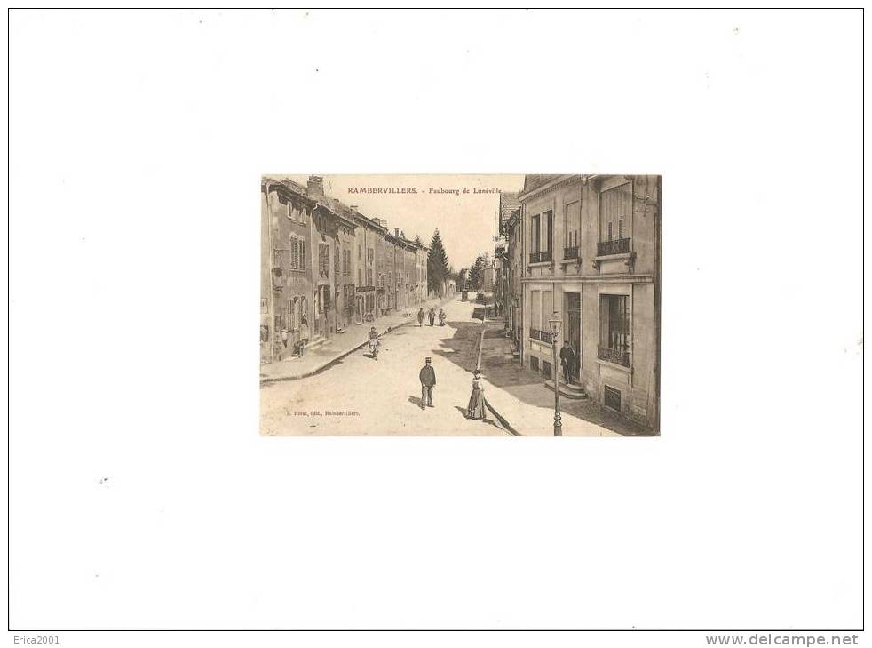 Rambervillers  . Faubourg De Lunéville. - Rambervillers