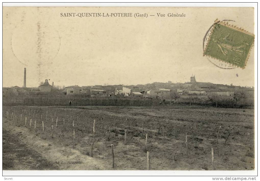 SAINT QUENTIN LA POTERIE - Vue Générale. - Autres & Non Classés