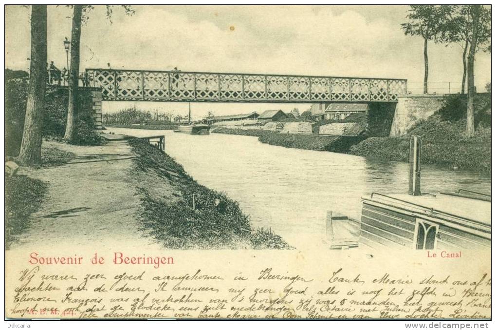 Souvenir De Beeringen - Le Canal - Beringen