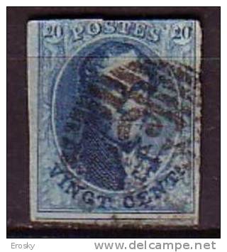 K5122 - BELGIE BELGIQUE Yv N°11 - 1858-1862 Medaillen (9/12)