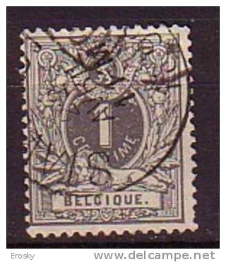 K5241 - BELGIE BELGIQUE Yv N°43 - 1869-1888 Lion Couché (Liegender Löwe)