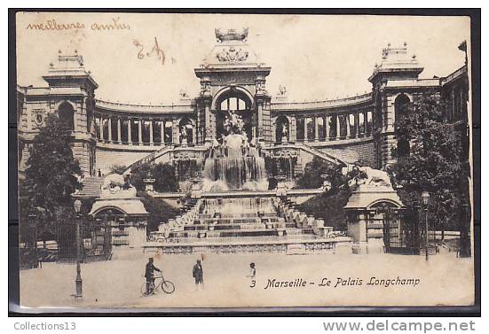 BOUCHES DU RHONE - Marseille - Le Palais Longchamp - Cinq Avenues, Chave, Blancarde, Chutes Lavies