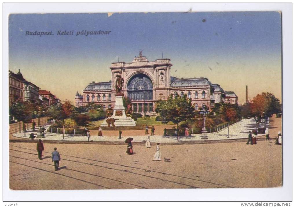 Budapest Keleti Palyaudvar Ostbahnhof 1911 - Hungary